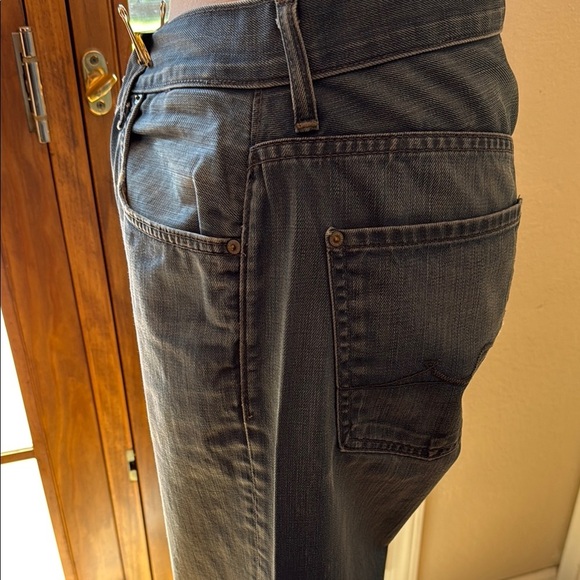 7 For All Mankind Blue Straight Leg Jeans Versatile Style - Picture 8 of 16